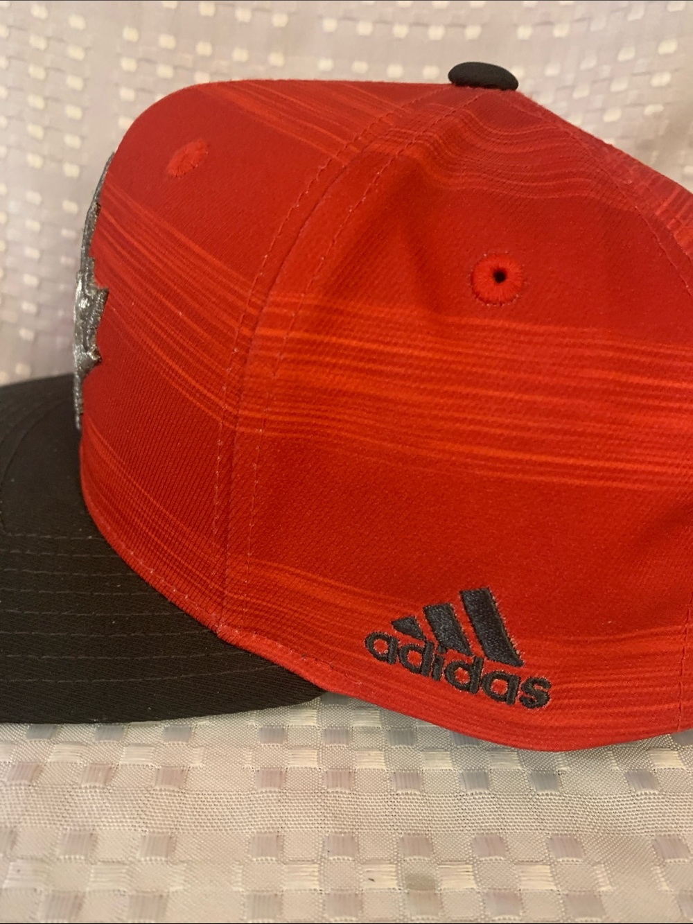 Adidas Toronto FC red cap with Toronto FC logo and silver maple leaf on cap. - Picture 3 of 5